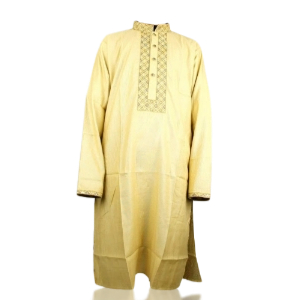 Kashmir Men's Panjabi - Indian - Gold