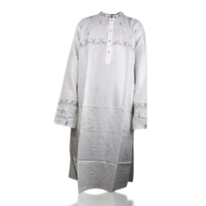 Kashmir Men's Panjabi - Indian - White